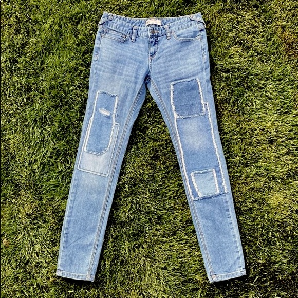 Free People patchwork denim 26 - Picture 1 of 9